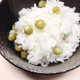 旬の味覚!!豆ご飯～昆布・塩～